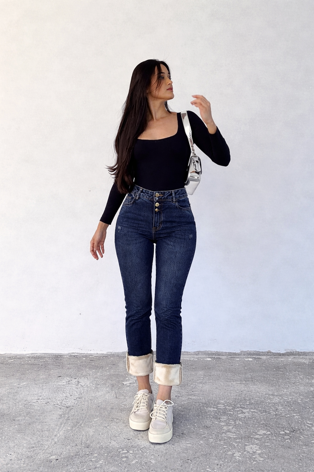 JEANS PELUCHE 3 BOTONES 🤩🤩