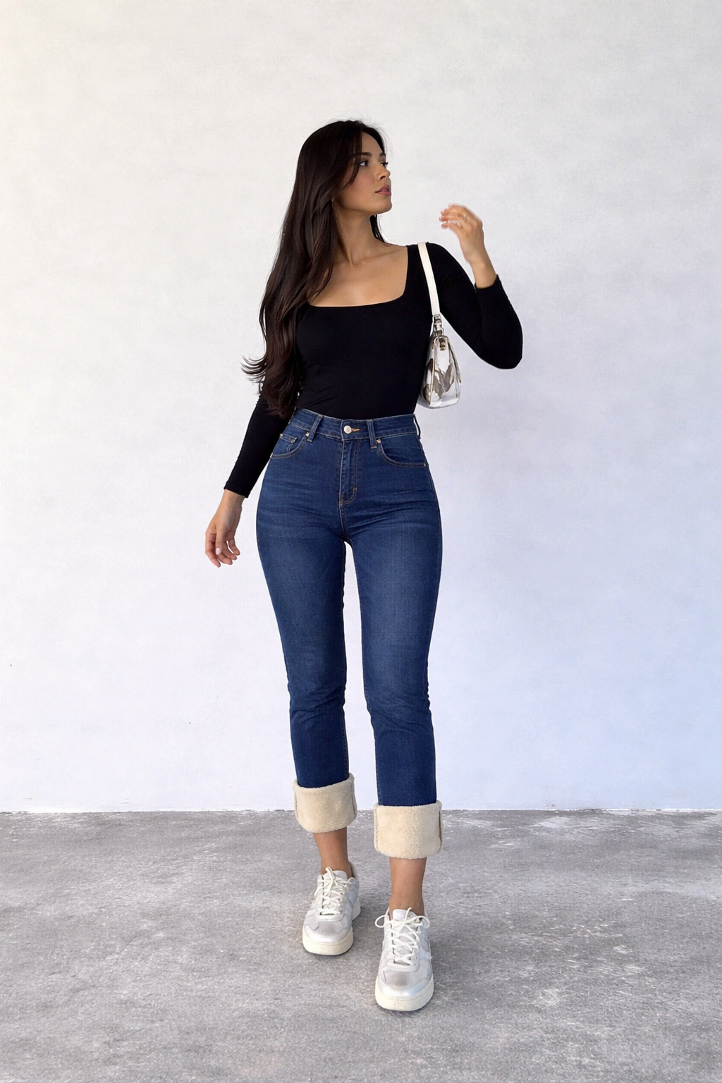 JEANS PELUCHE 1 BOTON
