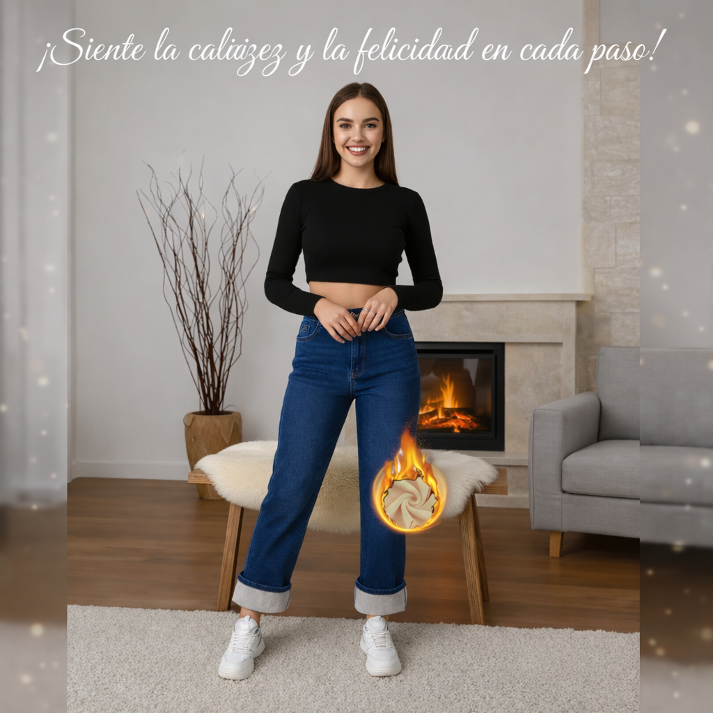JEANS PELUCHE 1 BOTON