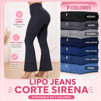 LIPO JEANS FAJERO CORTE SIRENA😱😱OFERTA ILIMITADA
