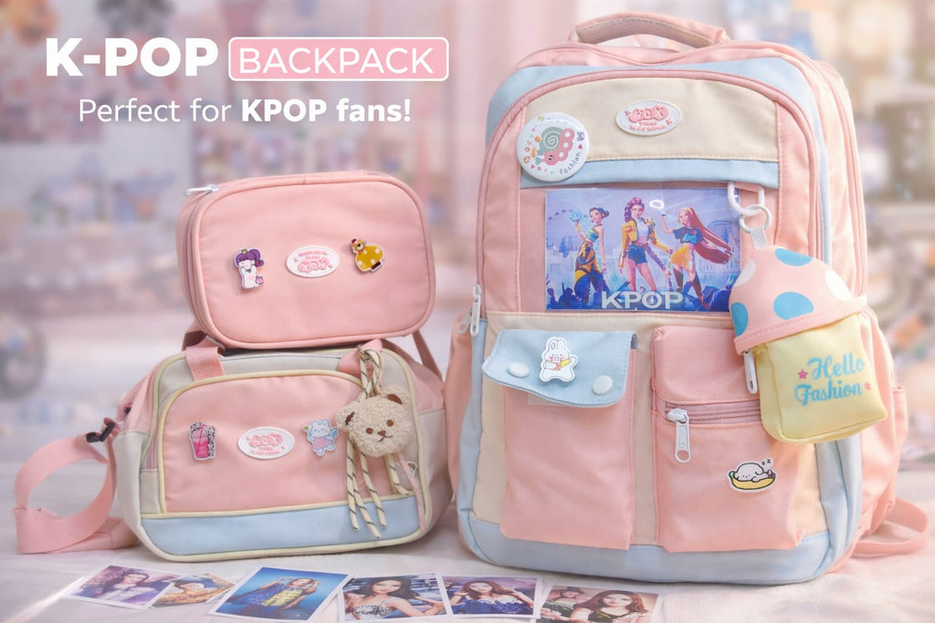 💜 Set COMPLETO  KPOP 3 Piezas - Oferta S/119.90