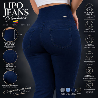 LIPO JEANS FAJERO CORTE SIRENA😱😱OFERTA ILIMITADA